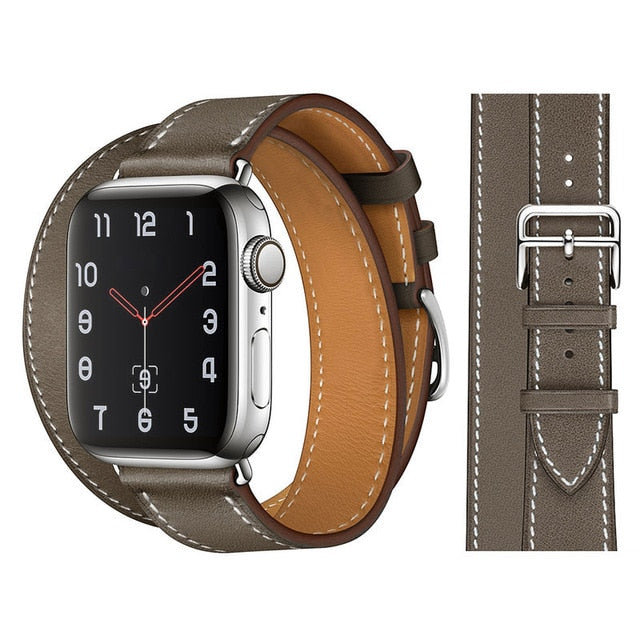 Double Merino Leather Band