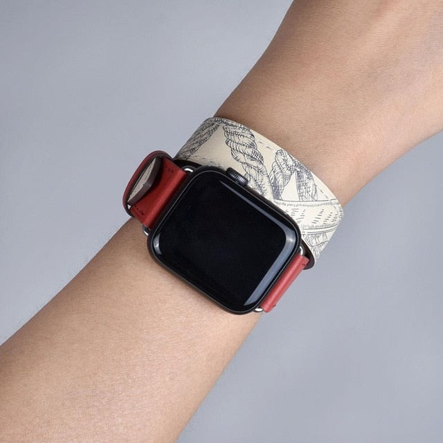 Double Merino Leather Band