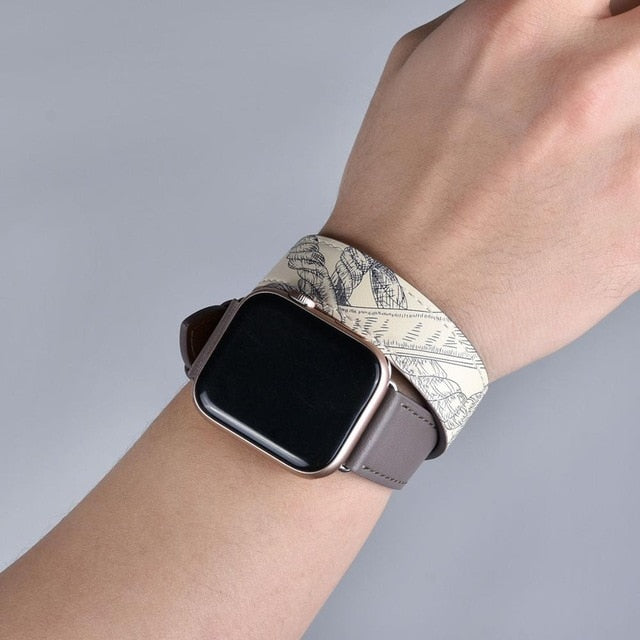 Double Merino Leather Band